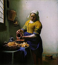 Vermeer's The Milkmaid.