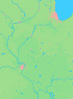 Location of Channel Lake within Illinois