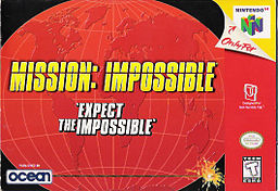 Box art for the Nintendo 64 version of Mission: Impossible