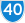 Australian State Route 40.svg