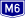 Hungarian M6 motorway shield