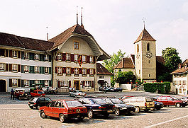 Aarberg - Town center