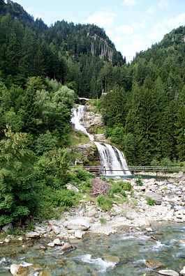 Faido - Waterfall near Faido village