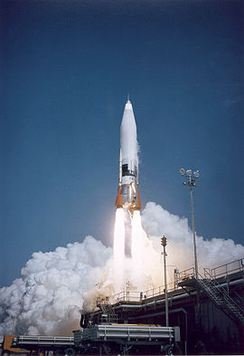 Launch of an Atlas A from LC-12, CCAFS