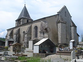 Chatelus-le-Marcheix (Creuse, Fr), l'église.JPG