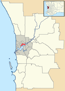 Craigie is located in Perth