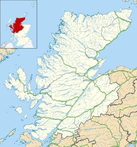 Càrn Dearg is located in Highland