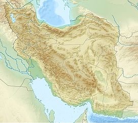 Damāvand is located in Iran relief