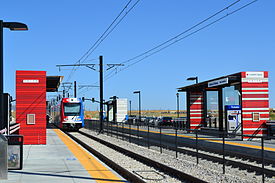 Red line Trax at Daybreak Parkway and platforms.jpg