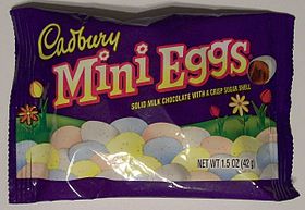 Cadbury Mini Eggs.