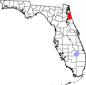 Map of Florida highlighting Saint Johns County.svg