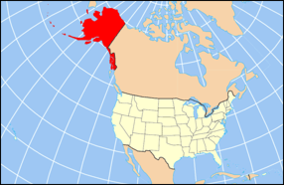 Map showing the location of Misty Fiords National Monument