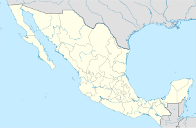 Map showing the location of Cumbres de Monterrey National Park