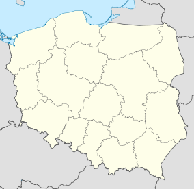 Map showing the location of Narew National Park