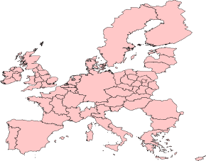 Cyprus (European Parliament constituency) is located in European Parliament constituencies 2007