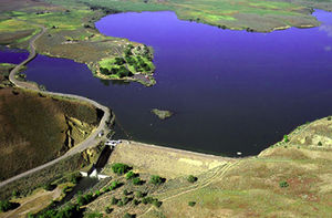 The Unity Dam, a dam on the river