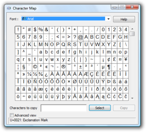 Character Map Vista.png