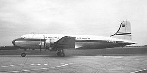 DC-4 CF-MCB Maritime Central MAN 1956.jpg