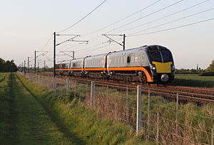 Grand Central Class 180 unit on Cromwell Moor