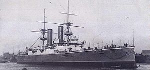 HMS Triumph (1903) as completed January 1904.jpg