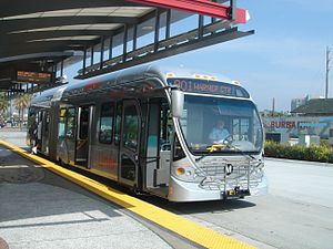 Image of Orange Line bus.