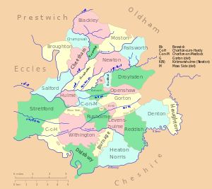 Manchester parish map.svg