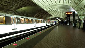 Metro Center from Shady Grove side with train.jpg