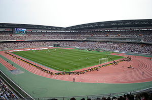 Interior of Nissan Stadium