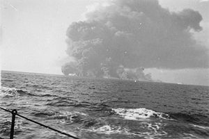 SS Waimarama explodes.jpg