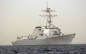 USS Bulkeley in the Persian gulf.