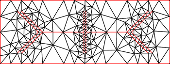 Output conforming Delaunay triangulation