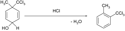 Dienol benzene rearrangement