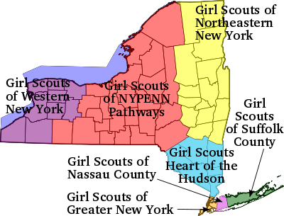 Girl Scout Councils in New York State