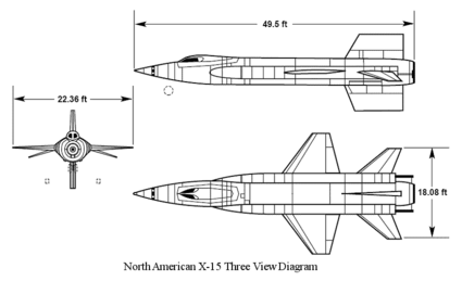 X-15 3-view