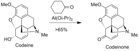 An Oppeneaur oxidation of codeine