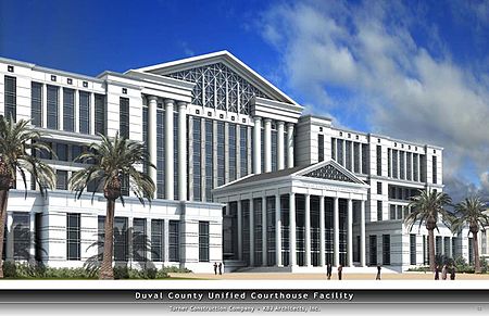 Artist concept of new Courthouse