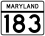 MD Route 183.svg