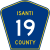 Isanti County Route 19 MN.svg