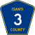 Isanti County Route 3 MN.svg