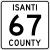 Isanti County Route 67 MN.svg
