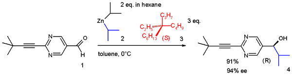 Asymmetric synthesis with 5-ethyl-5-propylundecane