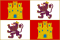 Banner of arms crown of Castille Habsbourg style.svg