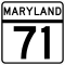 MD Route 71.svg