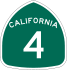 State Route 4 marker