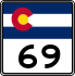 State Highway 69 marker
