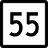 Route 55 marker