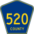 County Route 520 marker