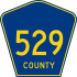 County Route 529 marker