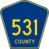 County Route 531 marker
