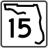 State Road 15 marker
